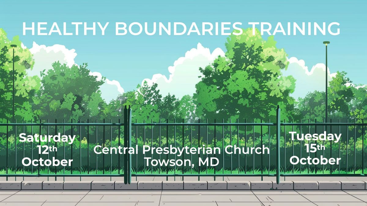 Healthy Boundaries Training 