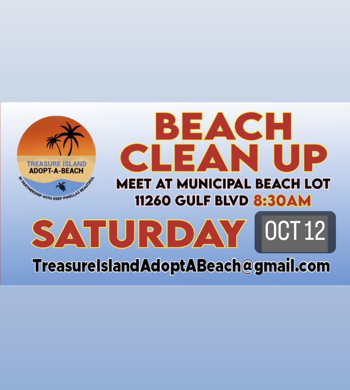 Monthly Cleanup!  Every 2nd Saturday!