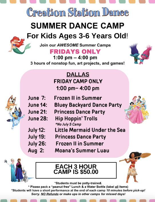 SUMMER DANCE CAMPS