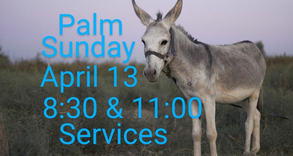 Palm Sunday Church Services