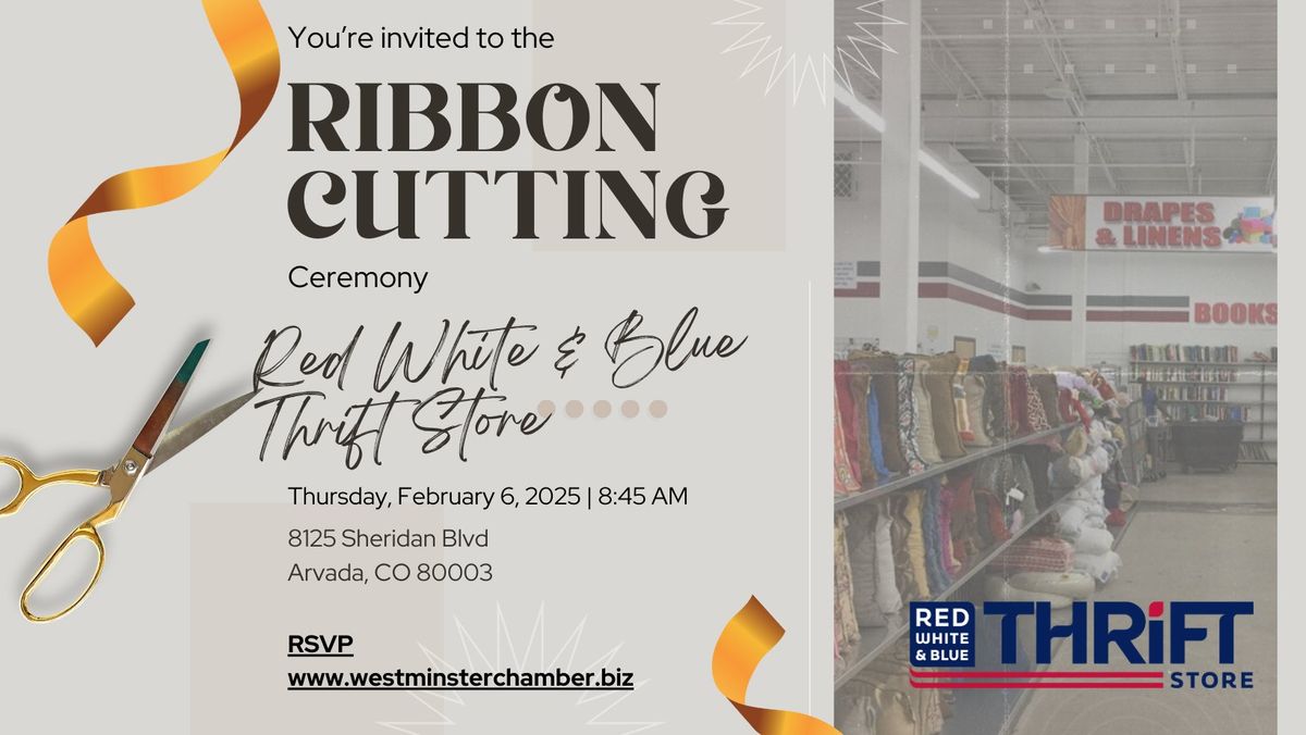 Ribbon Cutting: Red White & Blue Thrift