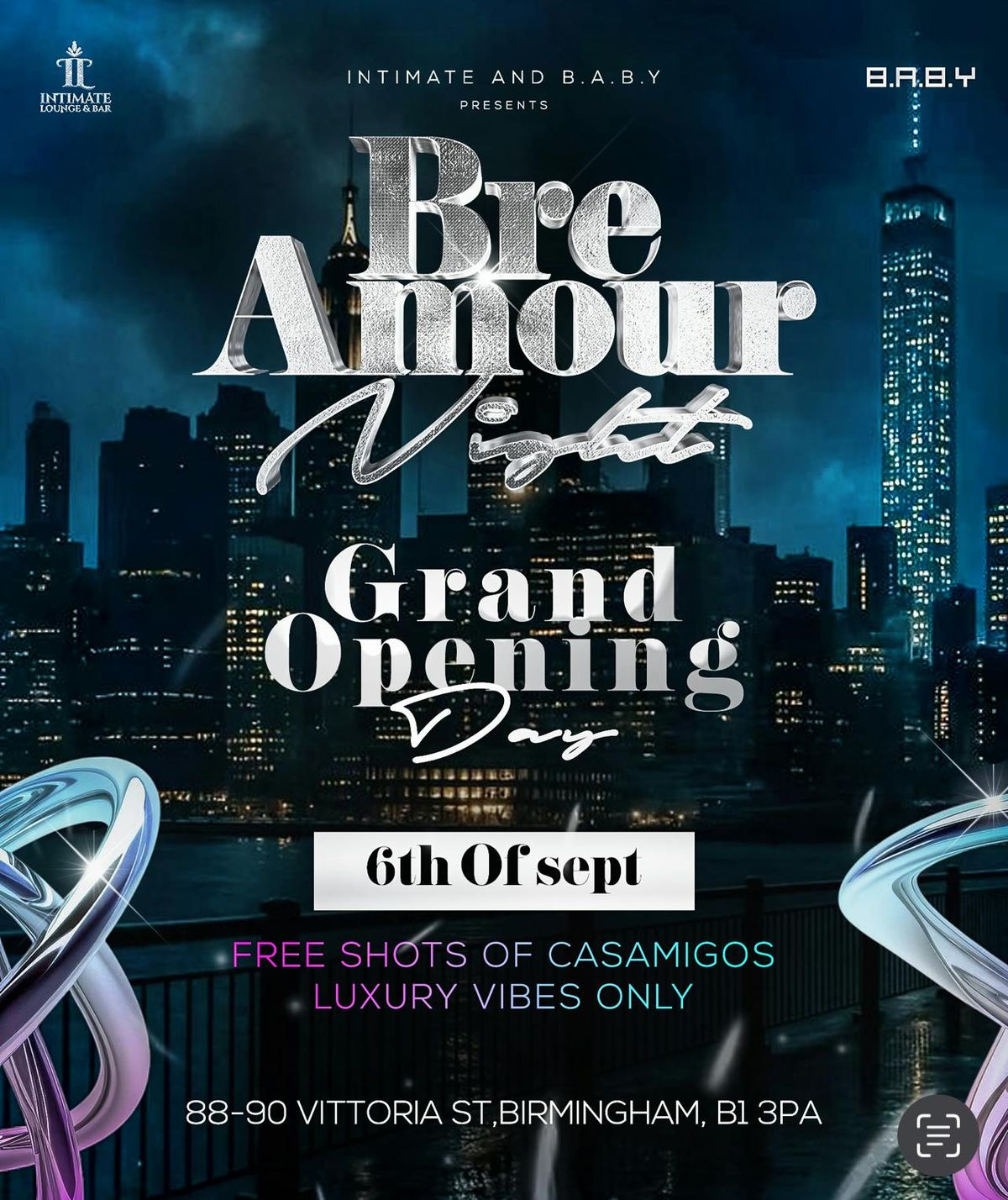 Grand Opening Bre\u00c1mour Nights\ud83c\udf89