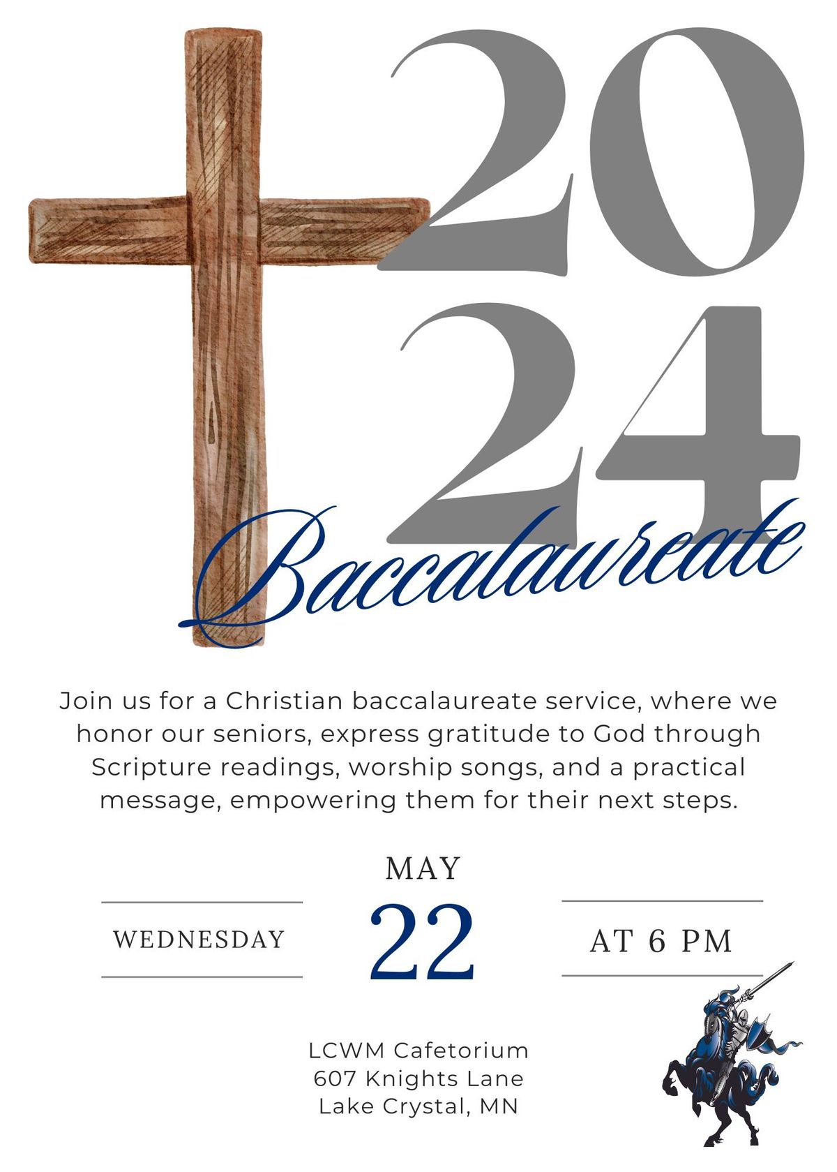 Baccalaureate Service for LCWM Seniors 