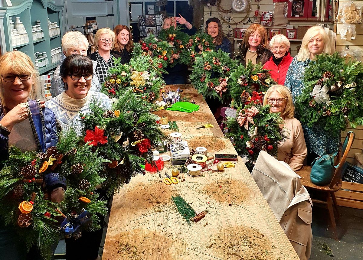 Luxury Fresh Wreath Making Workshop