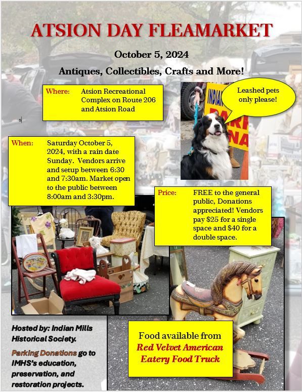 ATSION DAY FALL FLEA MARKET