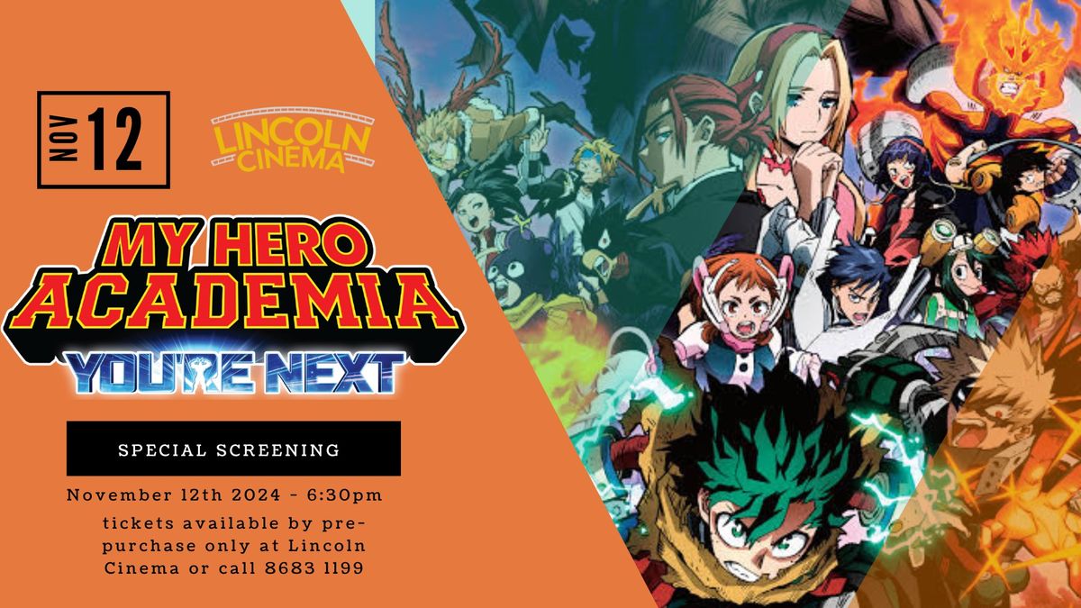 My Hero Academia: You're Next - Lincoln Cinema Screening