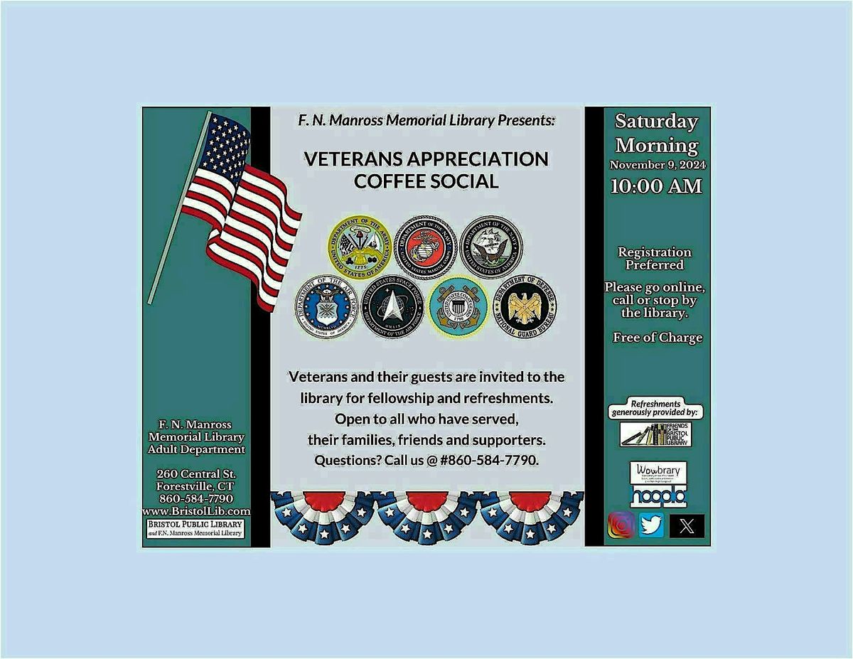 Veterans Appreciation Coffee Social