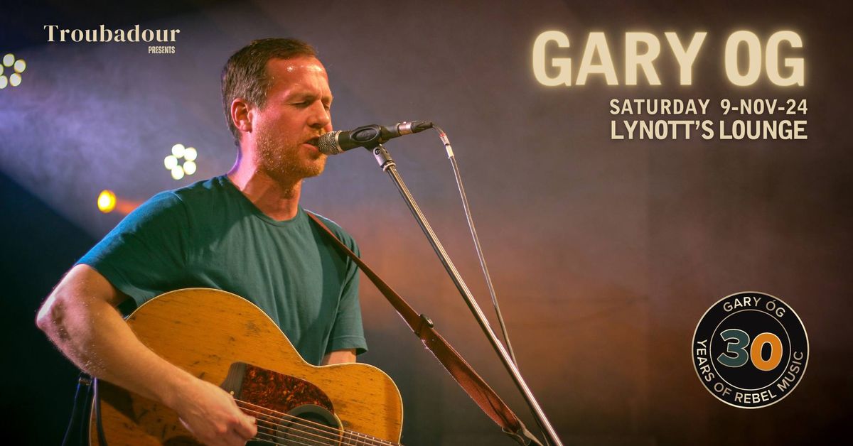 Gary Og live at Lynott's Lounge