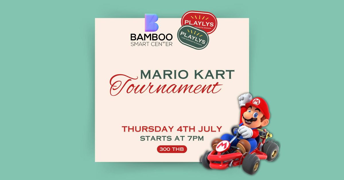 \ud83c\udfae Mario Kart Tournament at Playlys! 