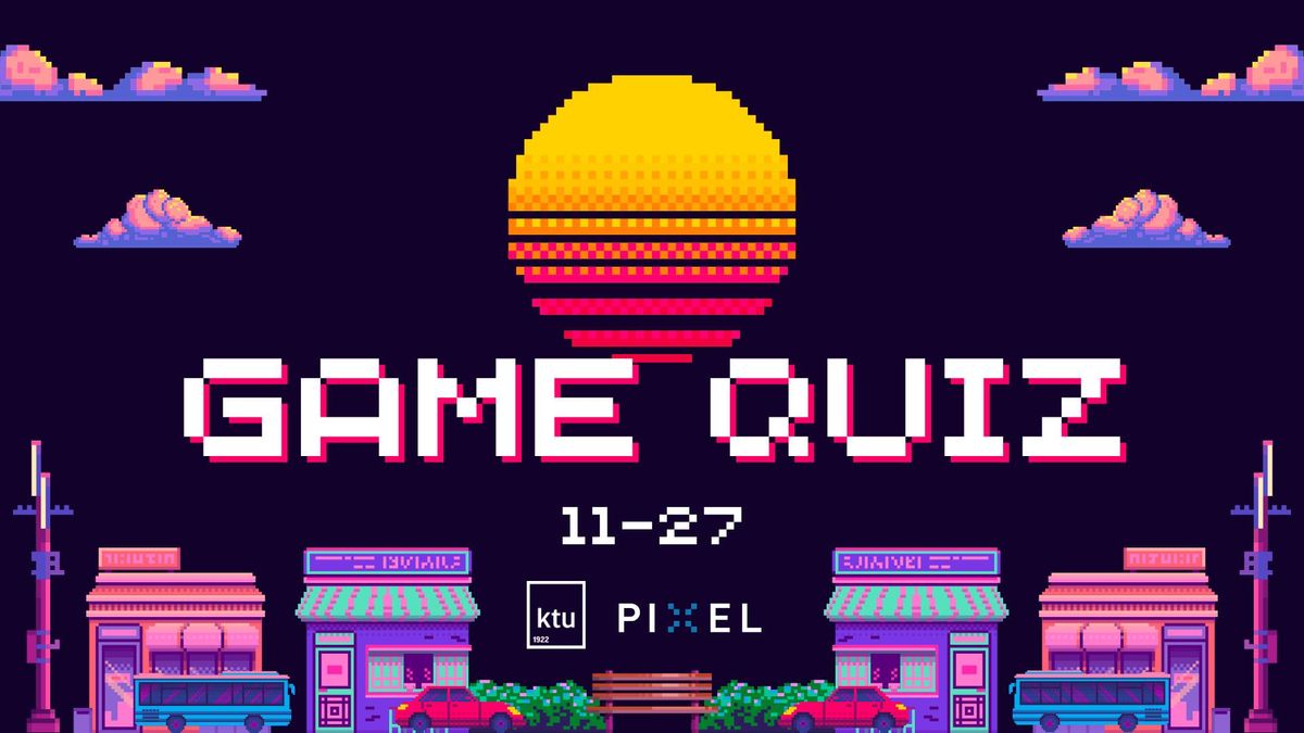 KTU PIXEL PROTM\u016a\u0160IS \/ QUIZ GAME