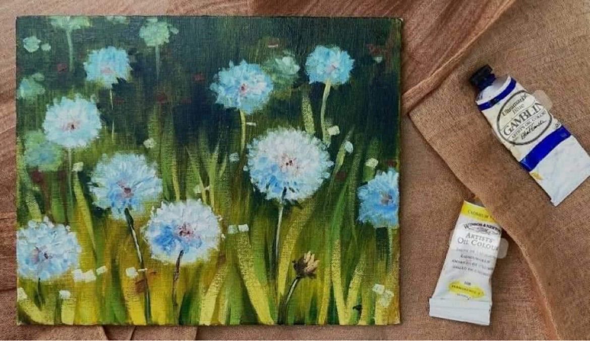 Oil Painting- Wildflowers 