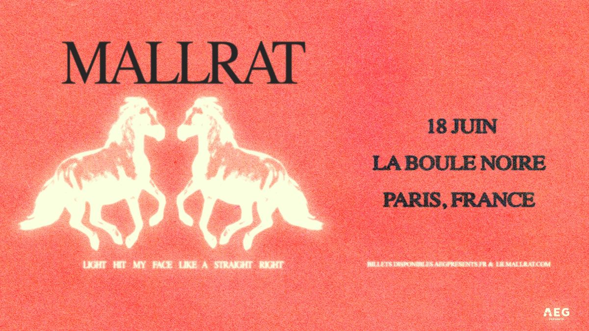 Mallrat \u2022 La Boule Noire \u2022 18 juin 2025