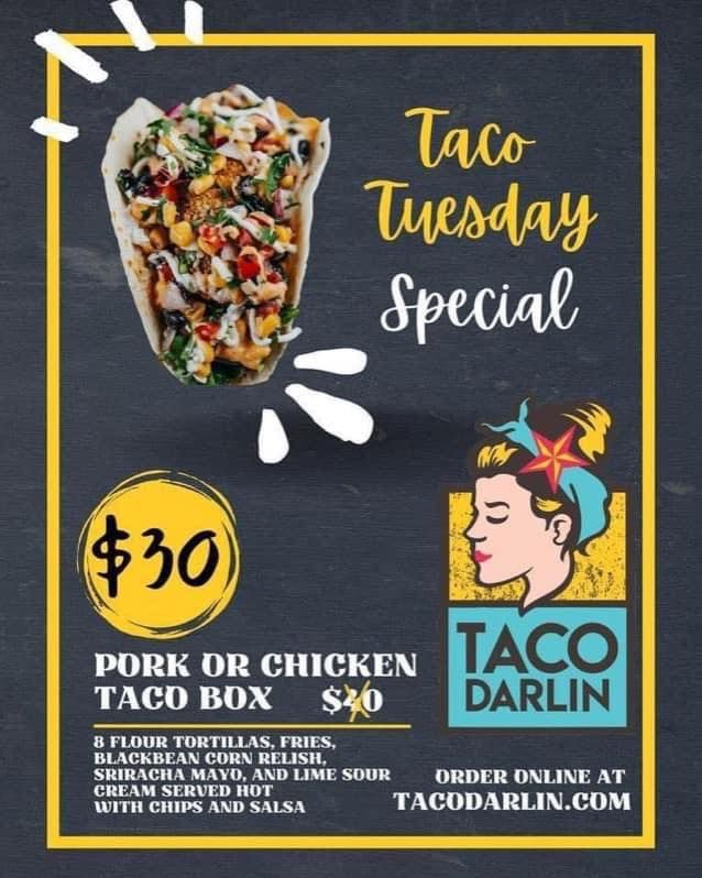 Take Out Tuesday- Taco Darlin 