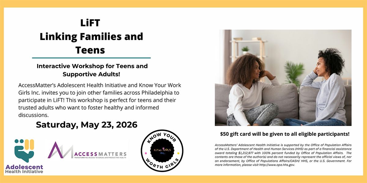 Linking Families and Teens Workshop