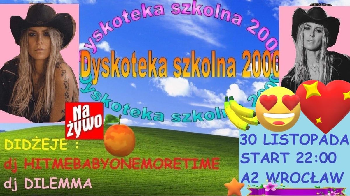 Dyskoteka Szkolna 2000 :) go\u015bcinnie MANDARYNA NA \u017bYWO