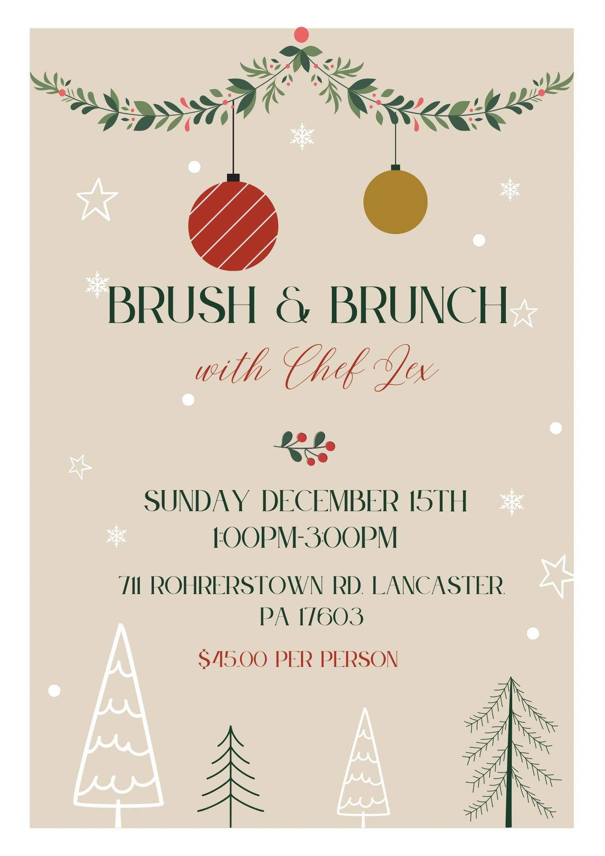 December Brush & Brunch