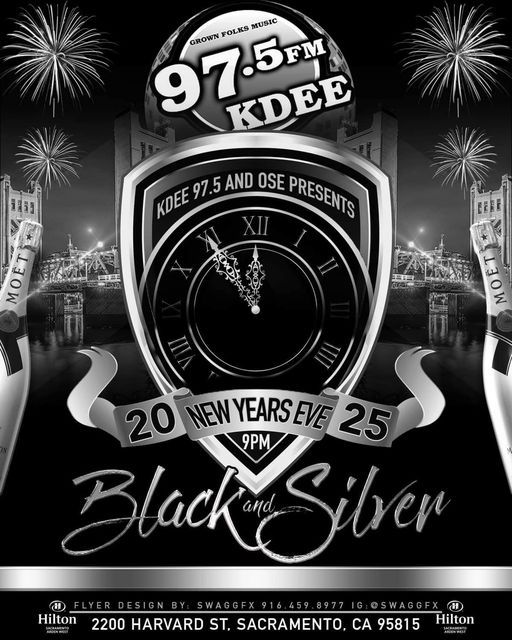 97.5 and OSE Present the Black and Silver New Years Eve Ball at the Hilton!