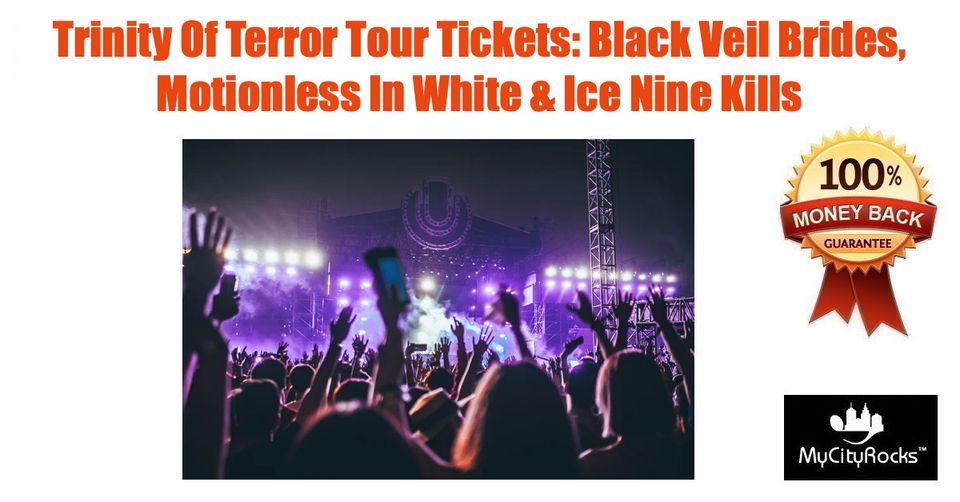Trinity Of Terror Tour: Ice Nine Kills, Black Veil Brides Tickets Lubbock TX Lonestar Amphitheatre