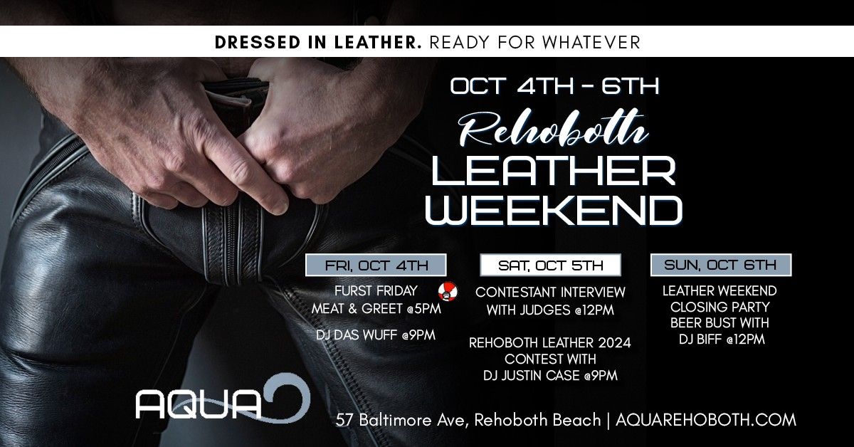 Rehoboth Beach Leather Weekend at Aqua Rehoboth 