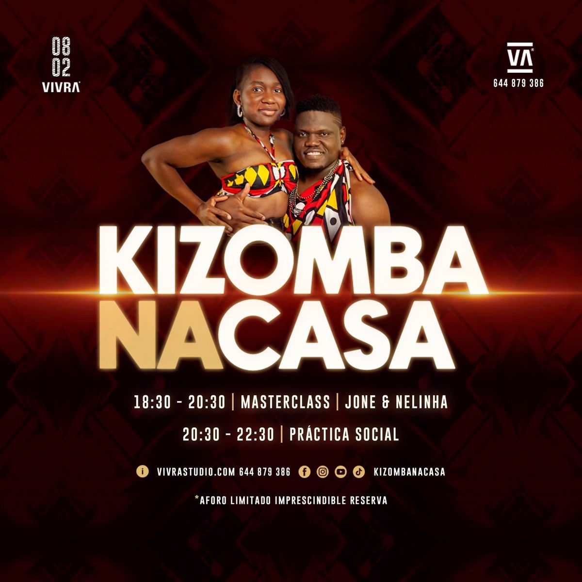 KIZOMBA NA CASA - 8 de Febrero 