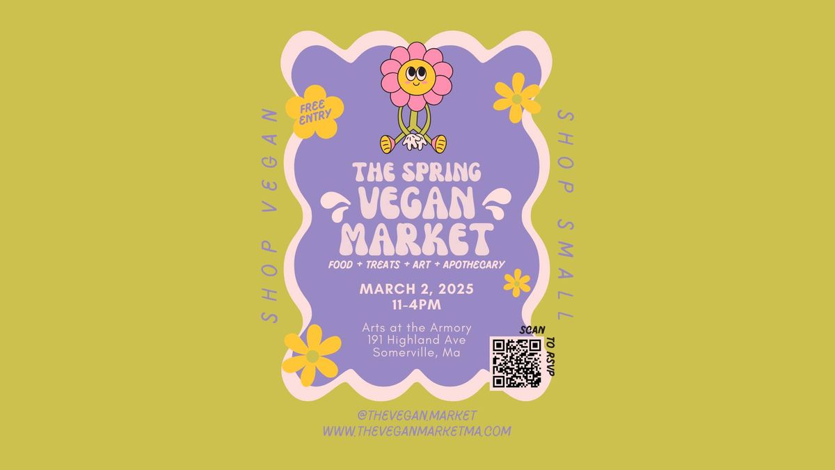 Spring Vegan Market! Somerville Ma