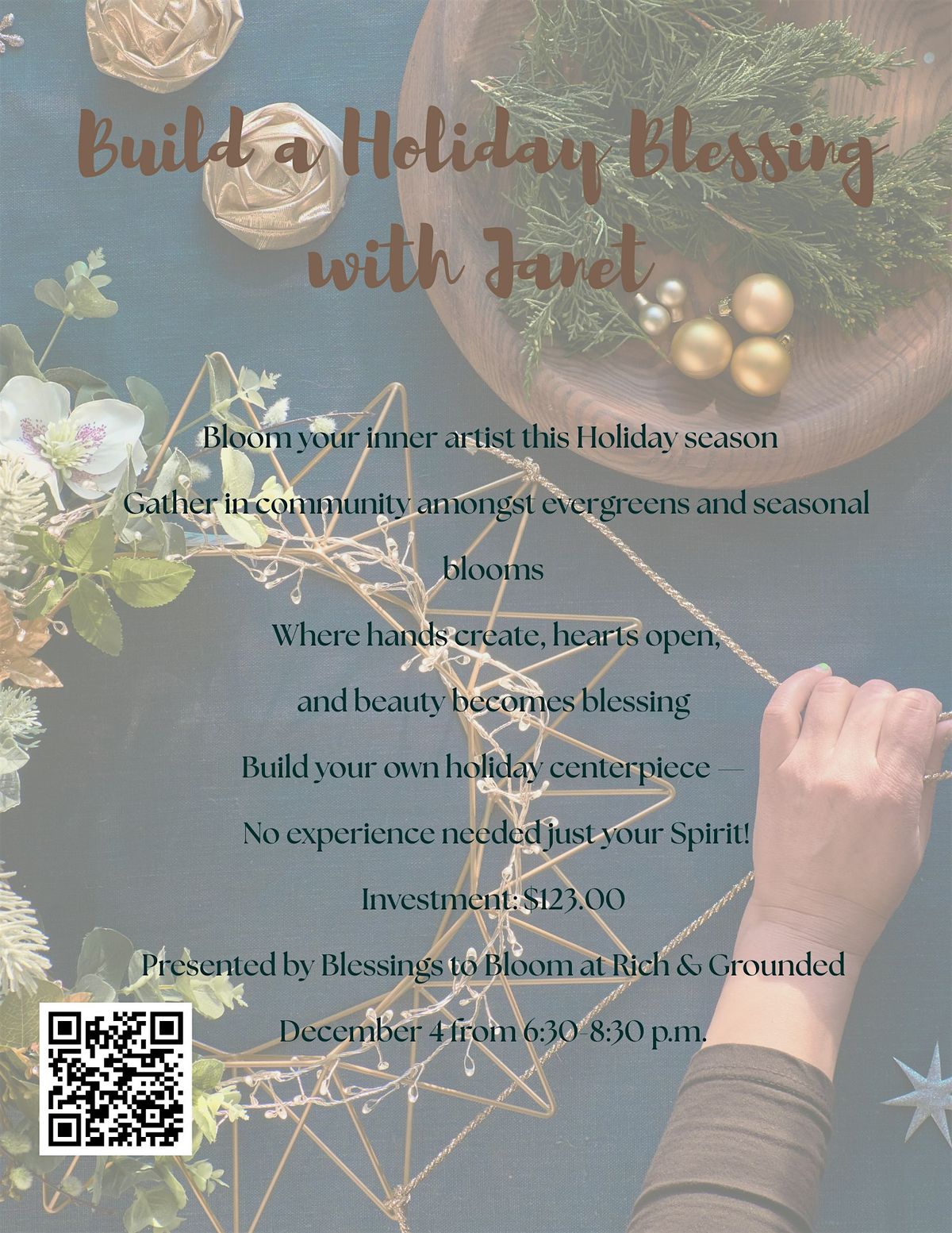 Build a Holiday Blessing with Janet