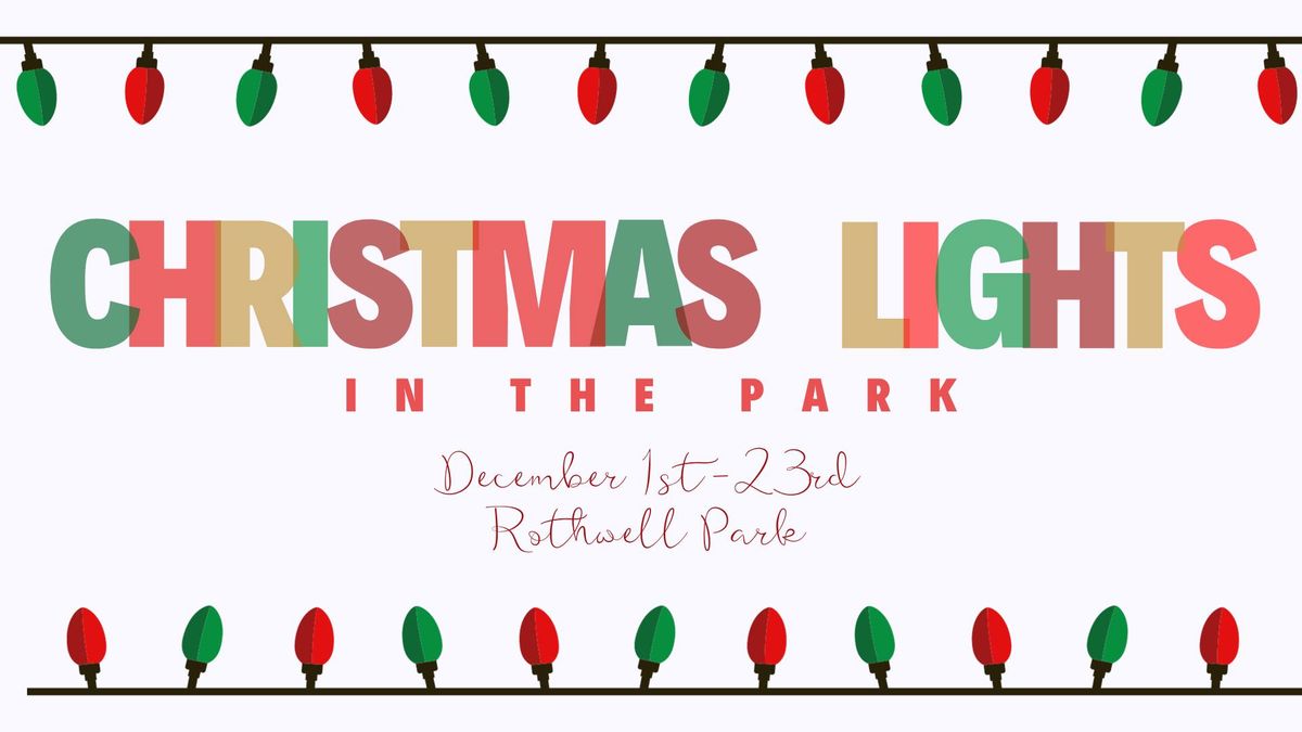 Christmas Lights in the Park