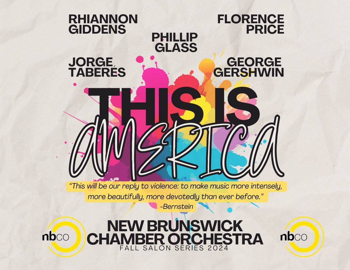 This is America (NBCO Fall Salon Series)