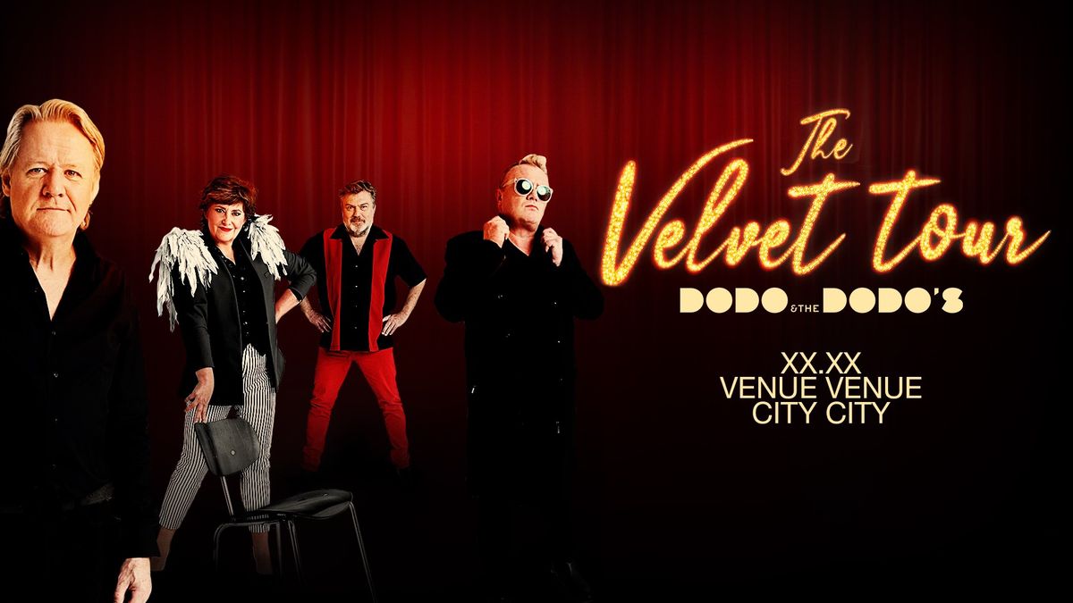 Dodo & The Dodo\u2019s "THE VELVET TOUR" - 2025 Nyk\u00f8bing Falster teater