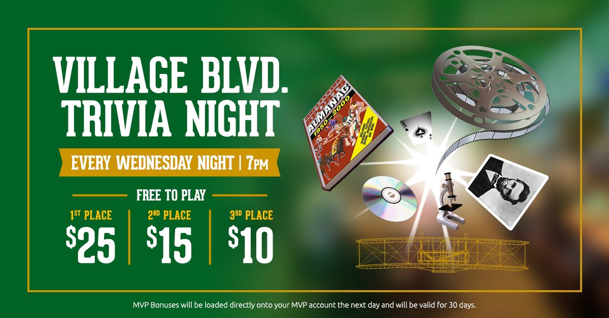 Trivia Wednesdays at Duffy's Village Blvd.