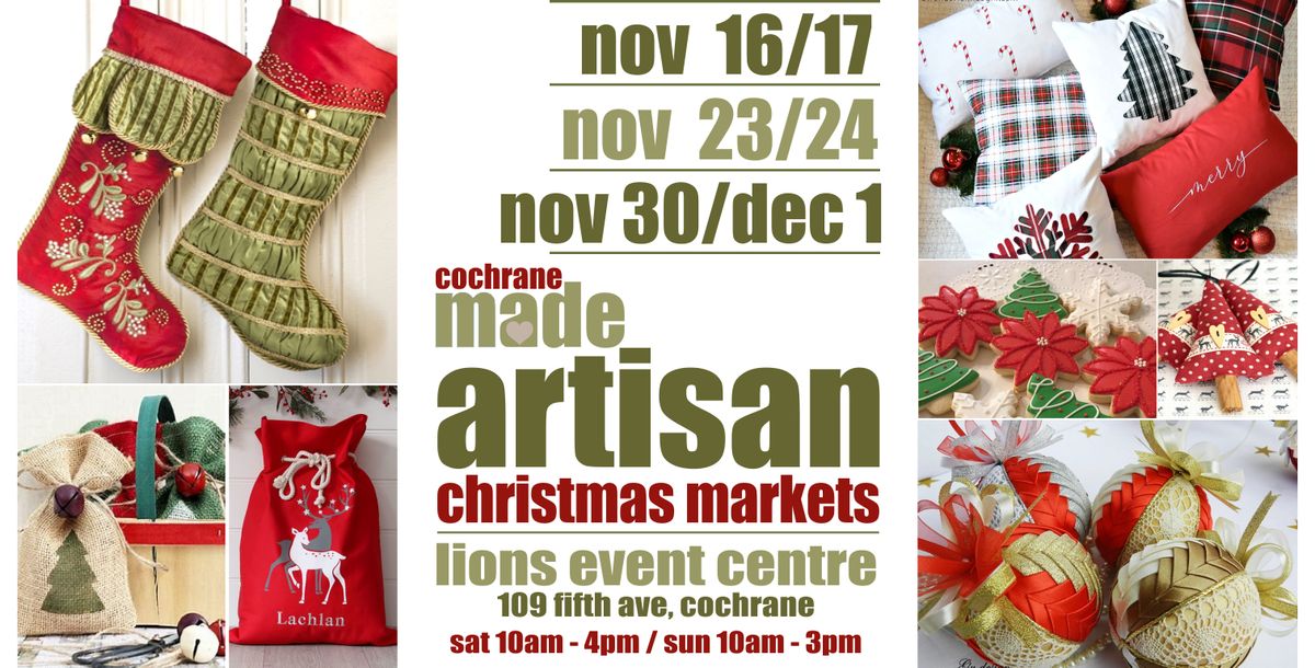 Cochrane MADE Artisan Christmas Markets