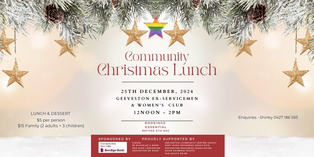 2024 Community Christmas Lunch!