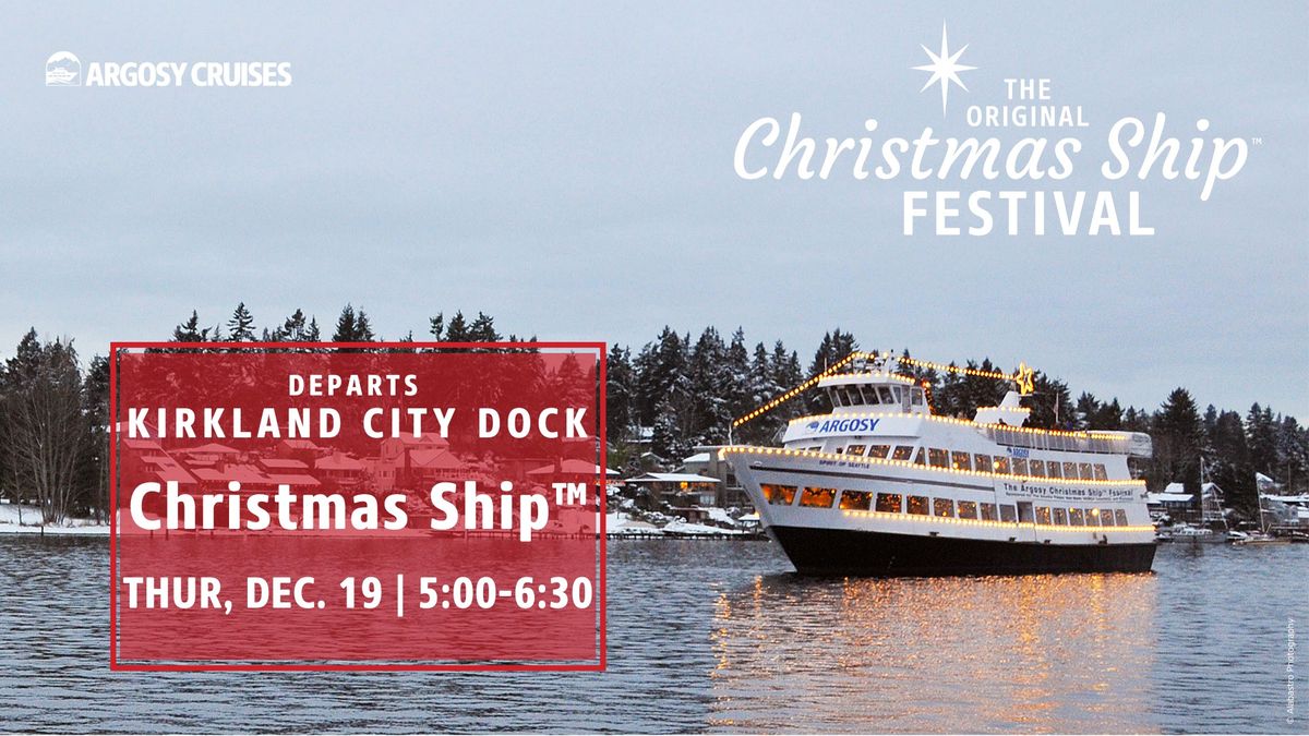 Christmas Ship - Dec. 19 @ 5pm 