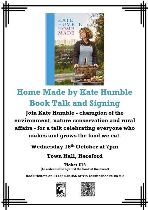 Kate Humble Homemade Book Talk and Signing