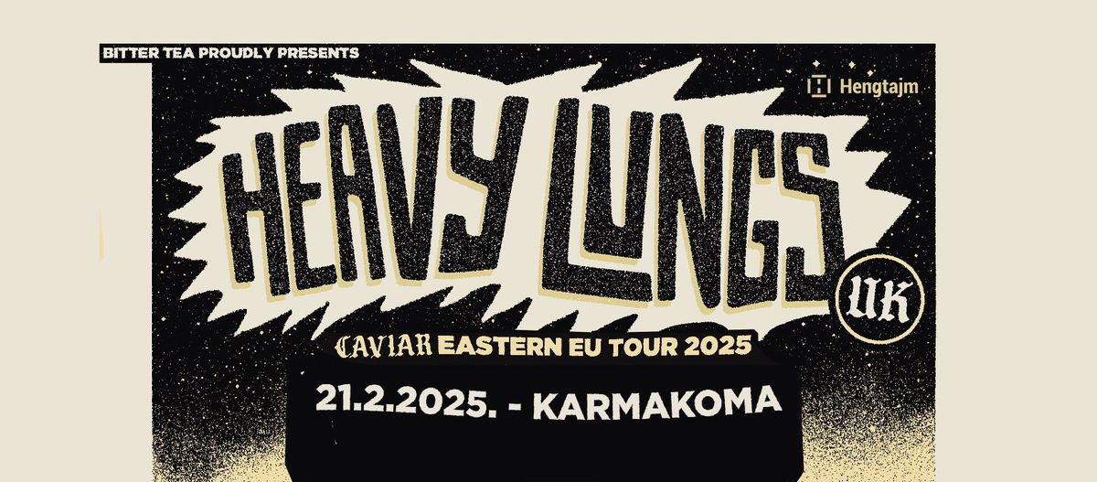 Noise punk atrakcija Heavy Lungs premijerno u Srbiji!