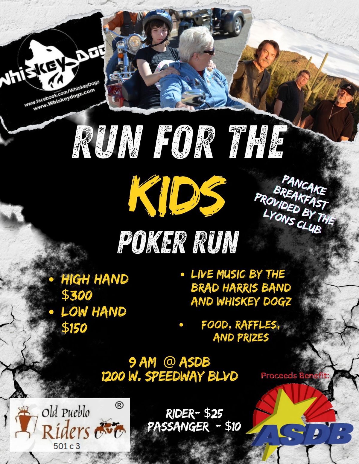 Old Pueblo Riders Run for the Kids Poker Run