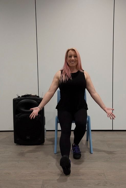 (Later time) Allyson\u2019s Chair-a-cise: A fun, welcoming and inclusive exercise class