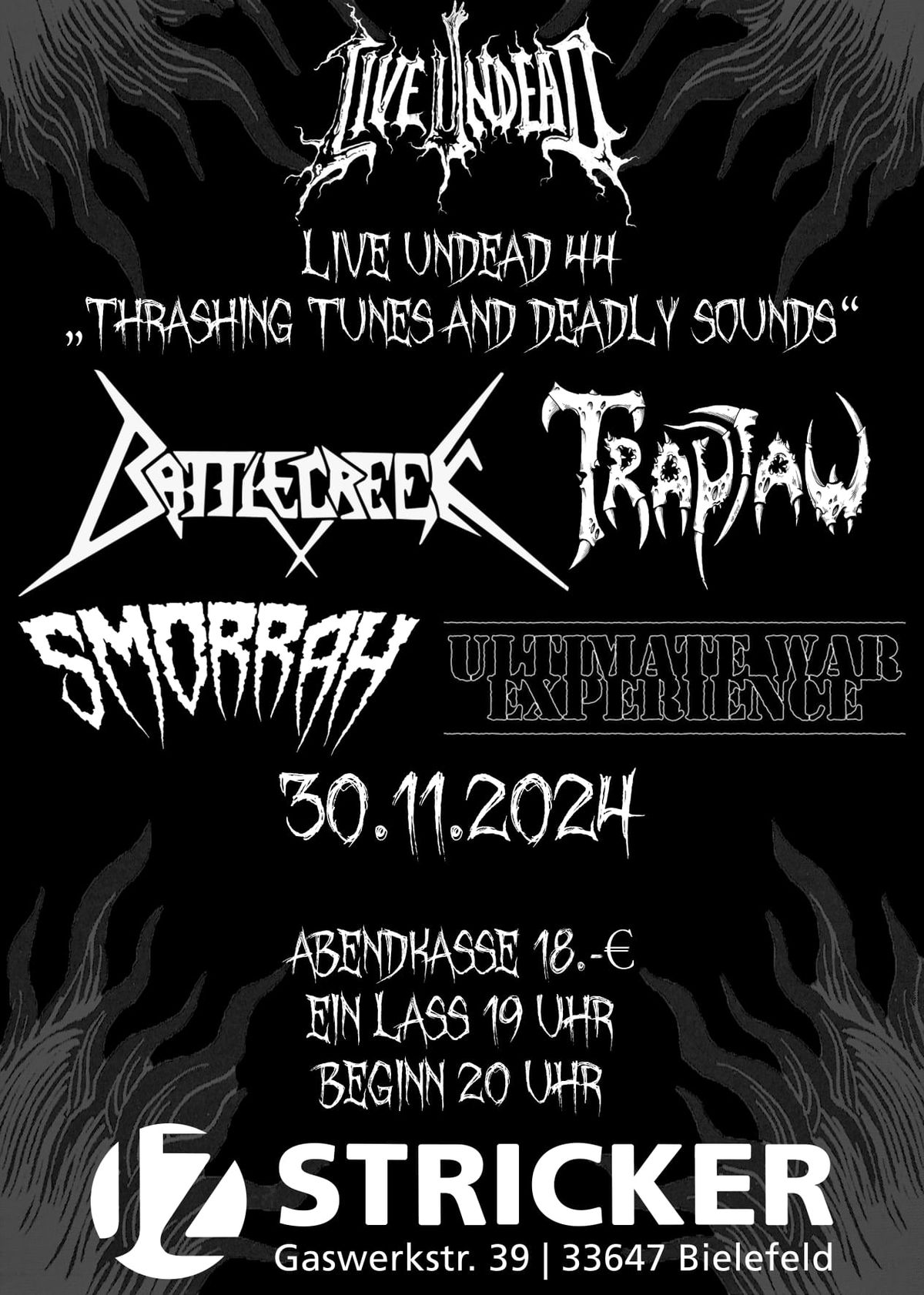 LIVE UNDEAD 44-Thrashing tunes and deadly sounds