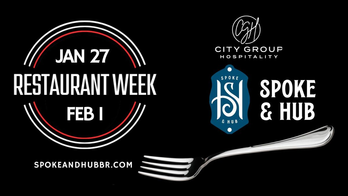 Restaurant Week at Spoke & Hub 