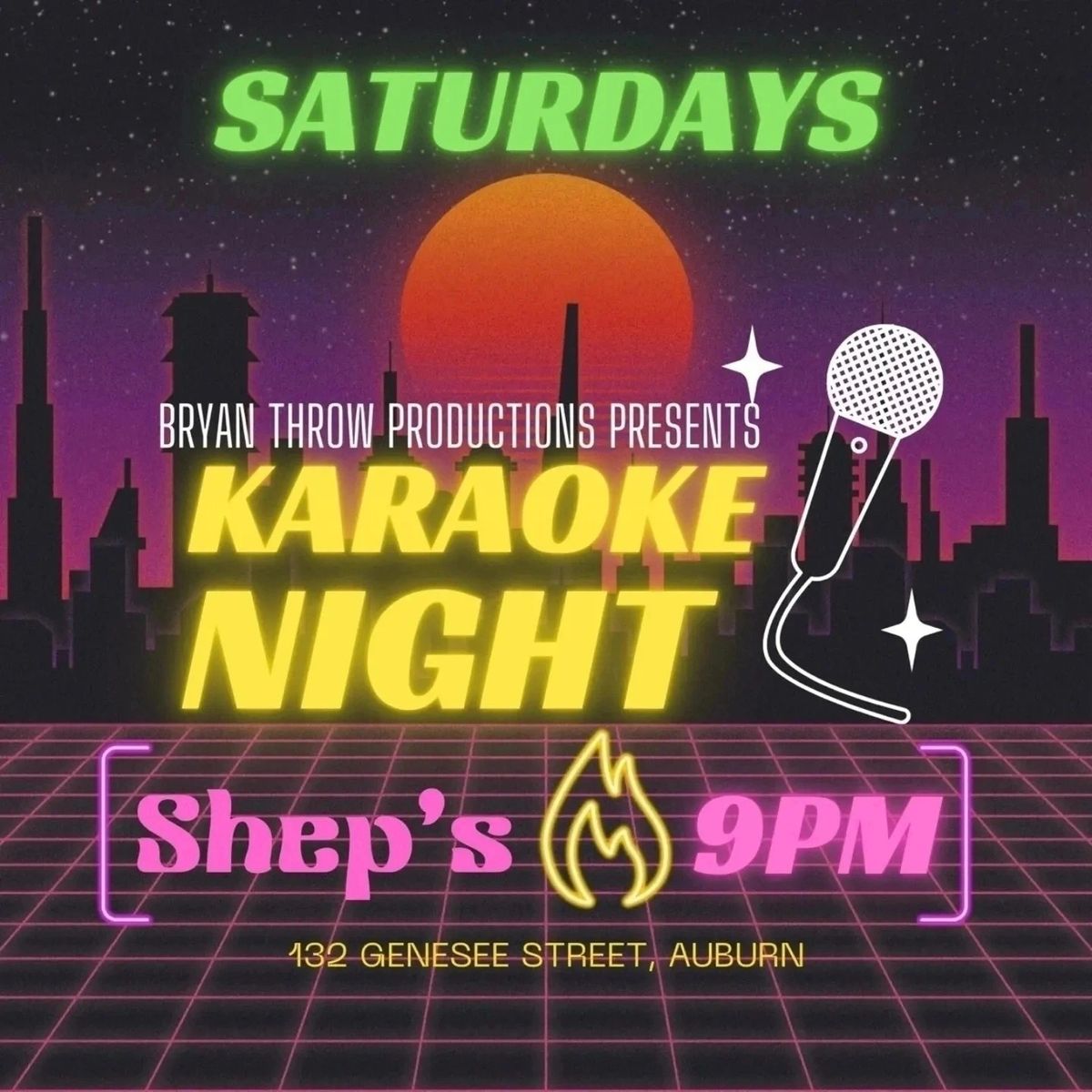 Saturday Night Karaoke at Shep's! 