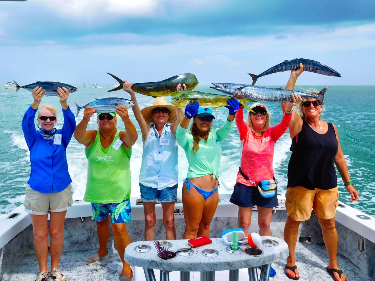 Learn to Fish Offshore June 21-23 2024 with Ladies Let's Go Fishing South FL 