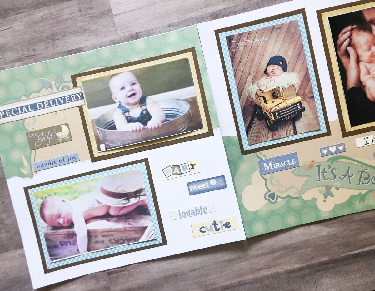 Scrapbook Design (Baby\/School Photos) - NEW CLASS