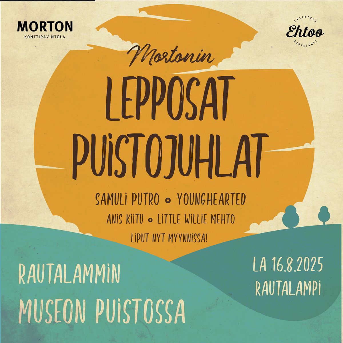 Mortonin Lepposat Puistojuhlat Rautalammilla 2025