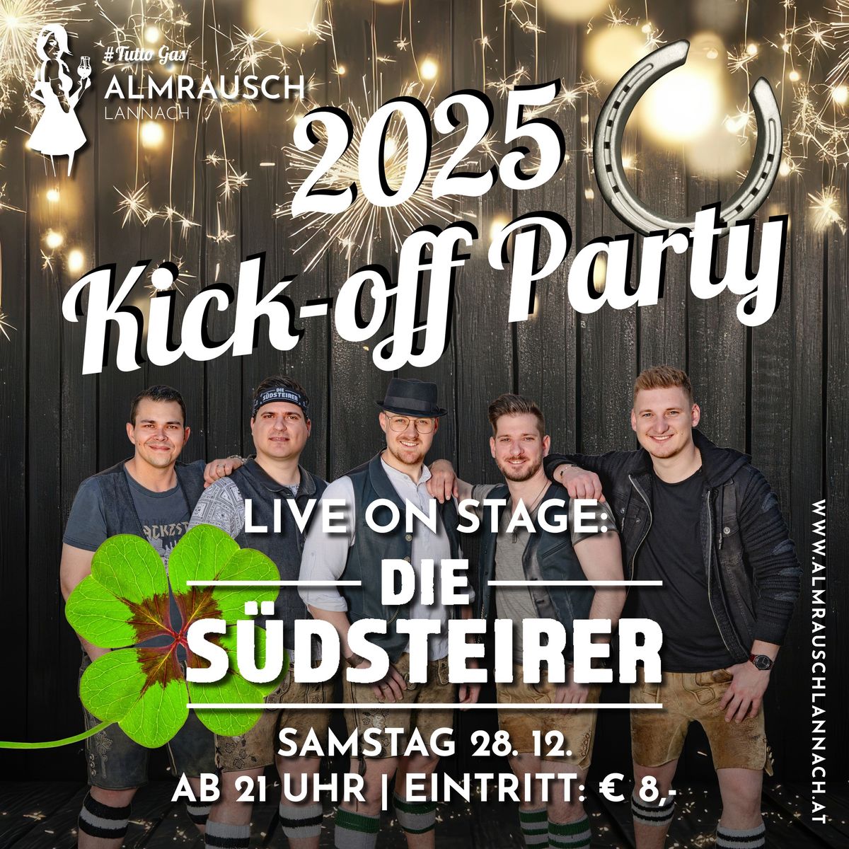 Mit Vollgas ins Neue Jahr - Almrausch 2025 KICK-Off Party