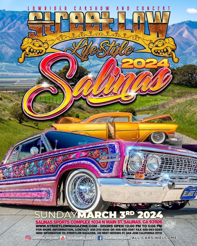 Streetlow Magazine Lowrider Car show and concert