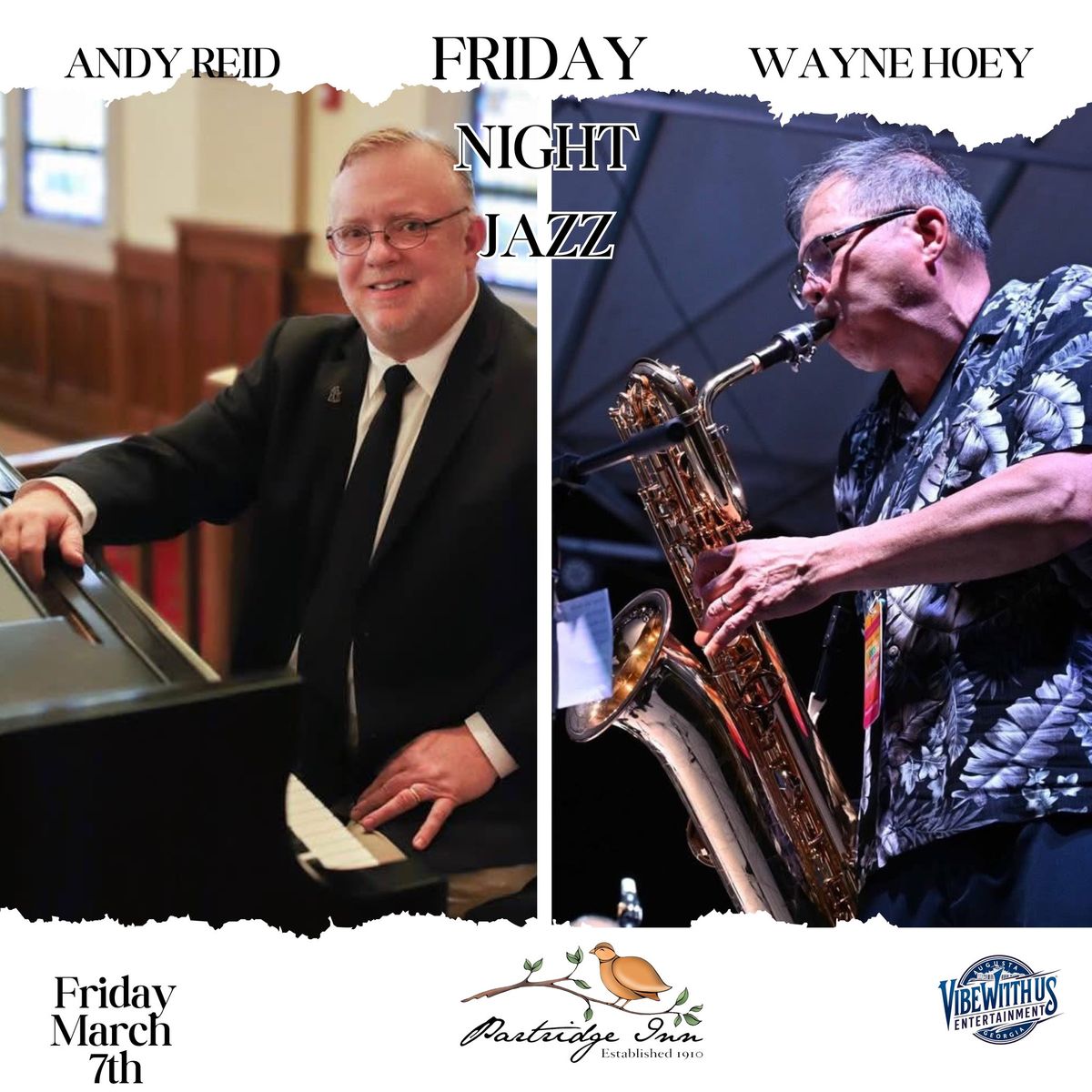 Andy Reid & Wayne Hoey @ The Partridge Inn