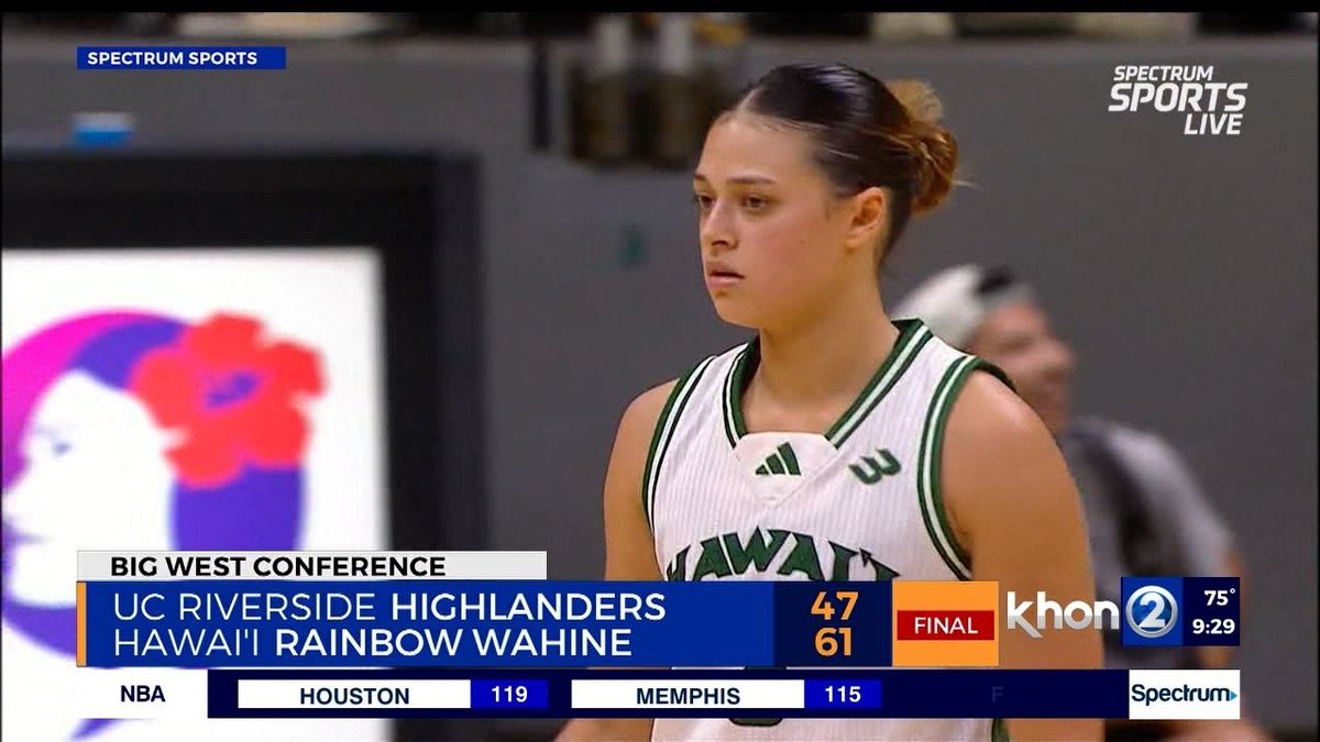 UC Riverside Highlanders Women's Basketball vs. Hawaii Rainbow Wahine