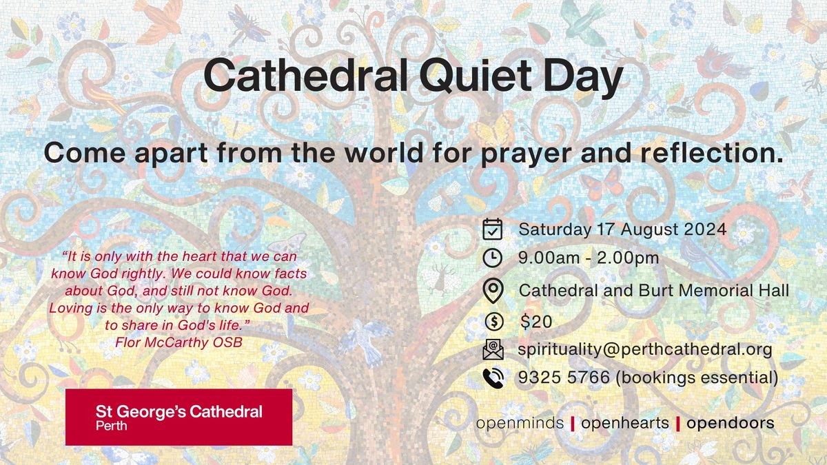 Centre for Spirituality - Cathedral Quiet Day - The Hospitality of God