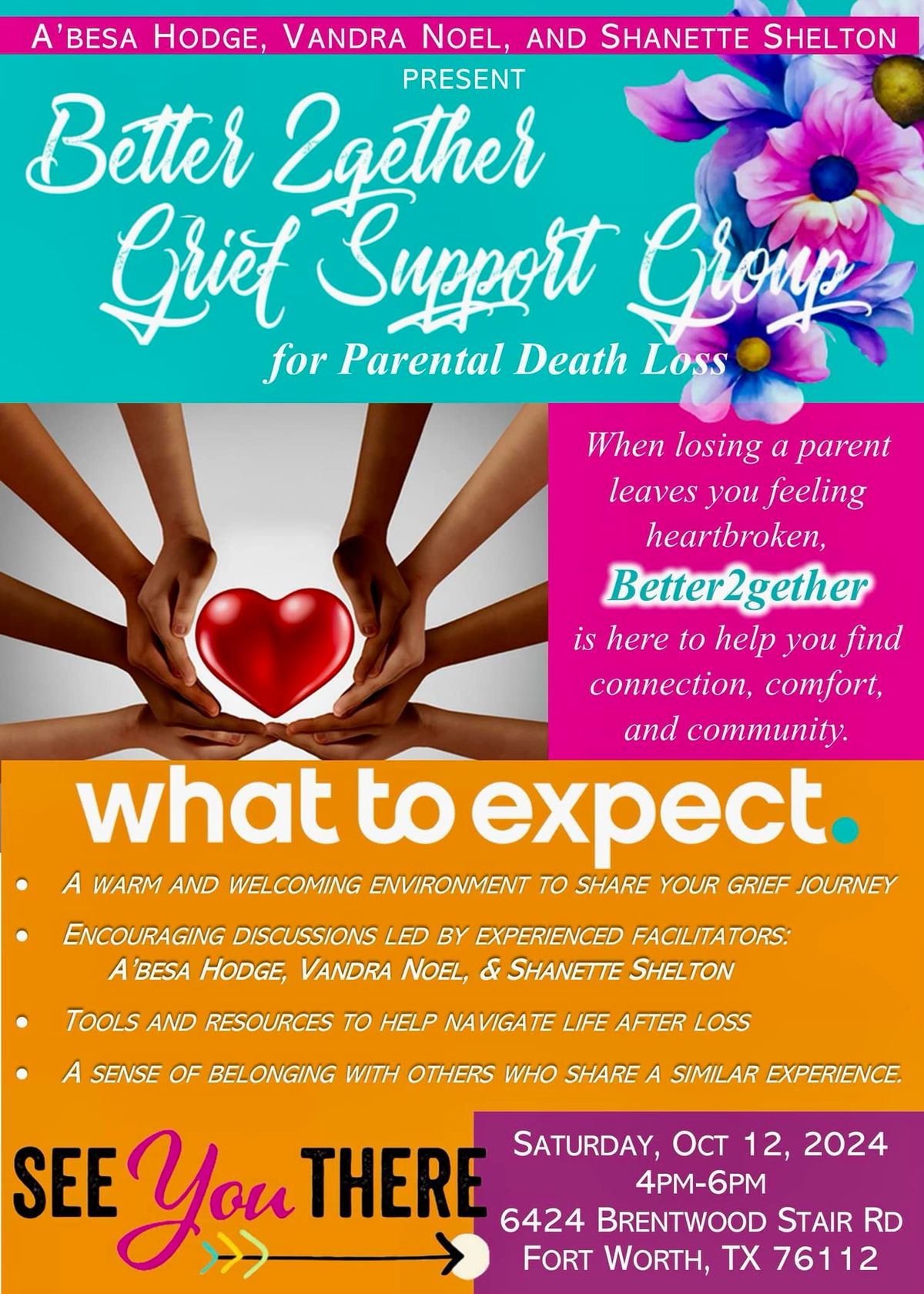 Better Zgether Griet Support Gronp for Parental Death Loss