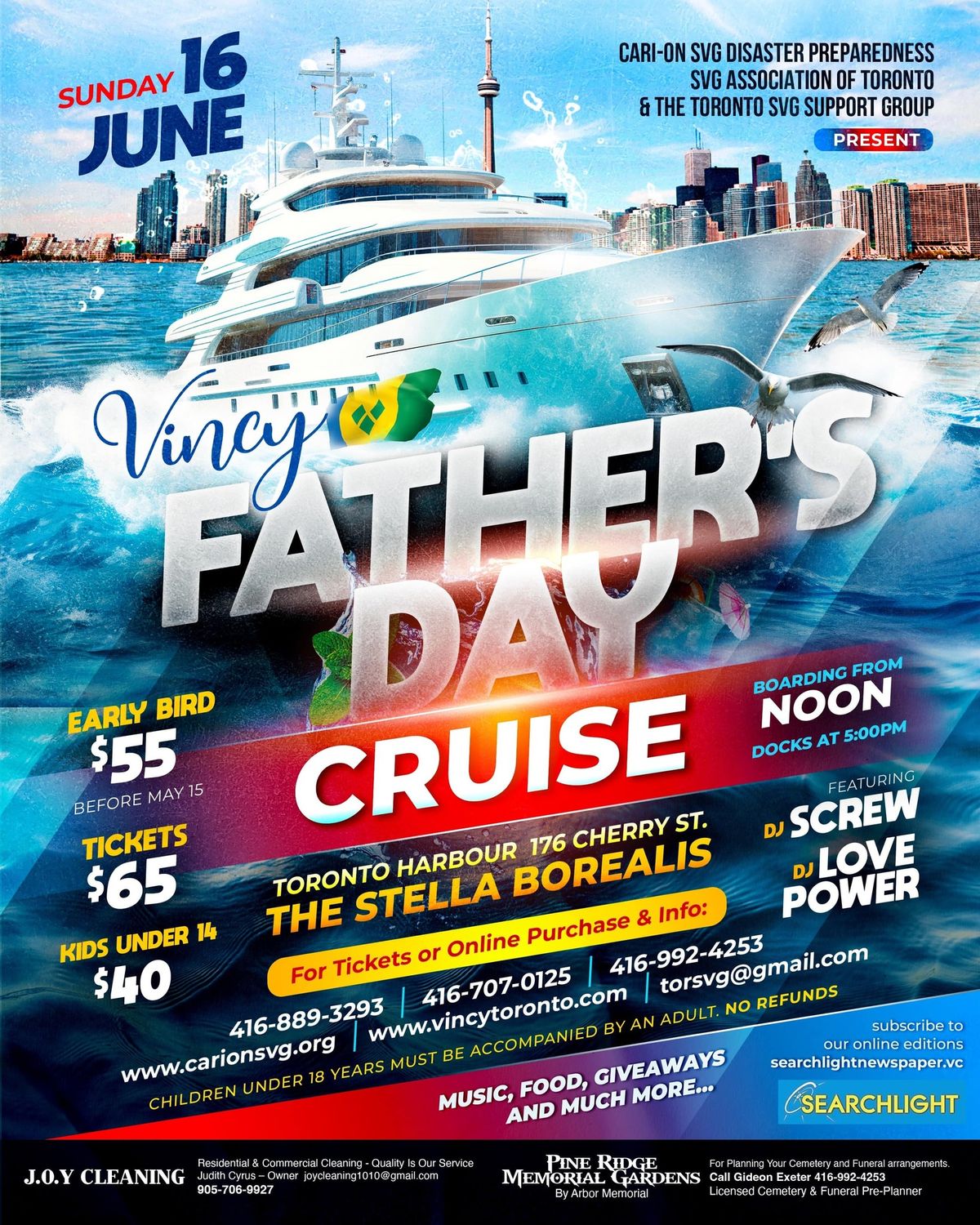 Vincy Fathers' Day Boat Cruise